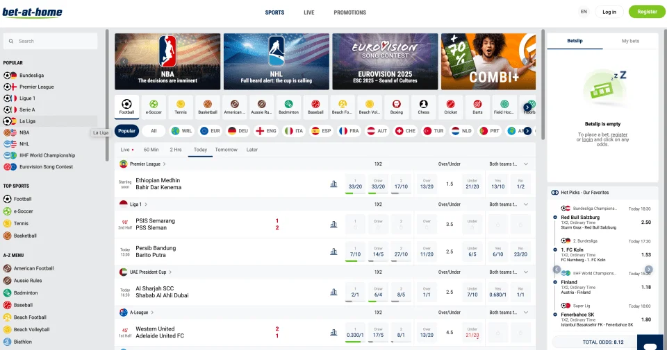 Bet-at-Home Képernyőkép 2