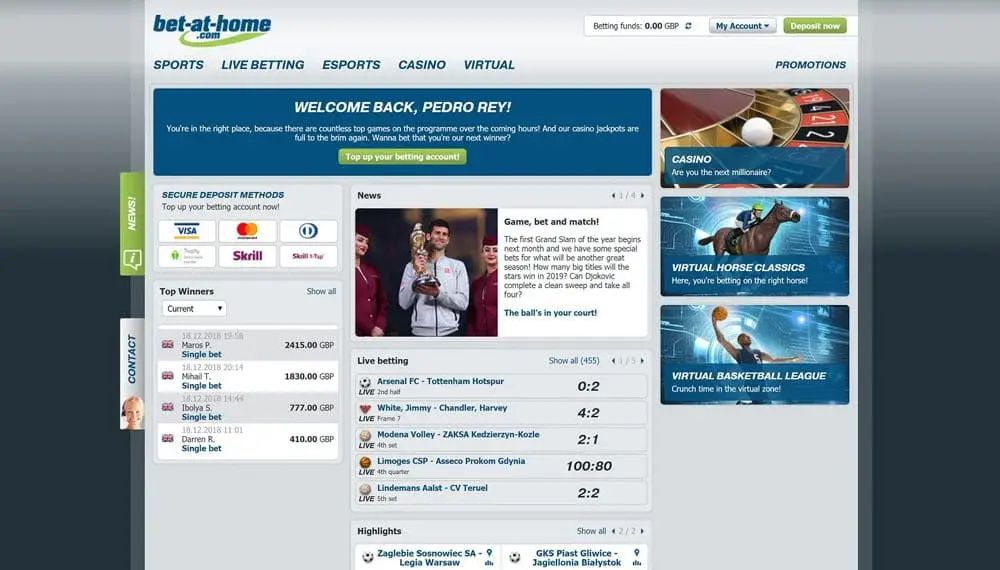 Bet-at-Home Képernyőkép 3
